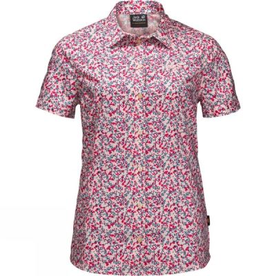 Camisa Jack Wolfskin Sonora Millefleur Mujer - Rosas - Chile QLY076824